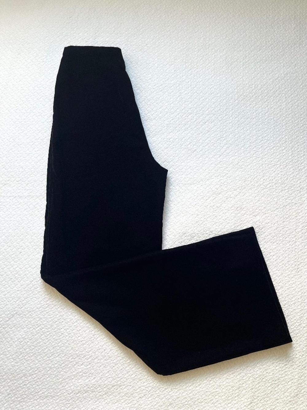 J.Crew Velvet Women's Wide Leg Pants Size 2 Tall Black